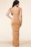 MAXI VESTIDO ANA DRAPEADO