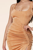 MAXI VESTIDO ANA DRAPEADO